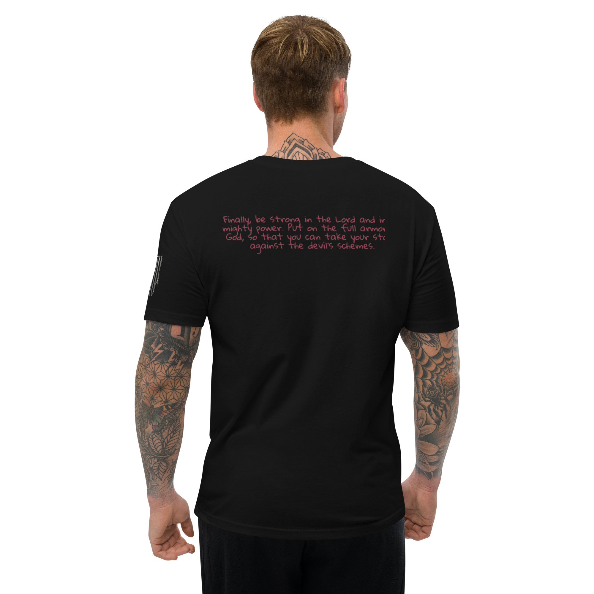 Ultra Premium Armor of God Fitted Tee - Image 15
