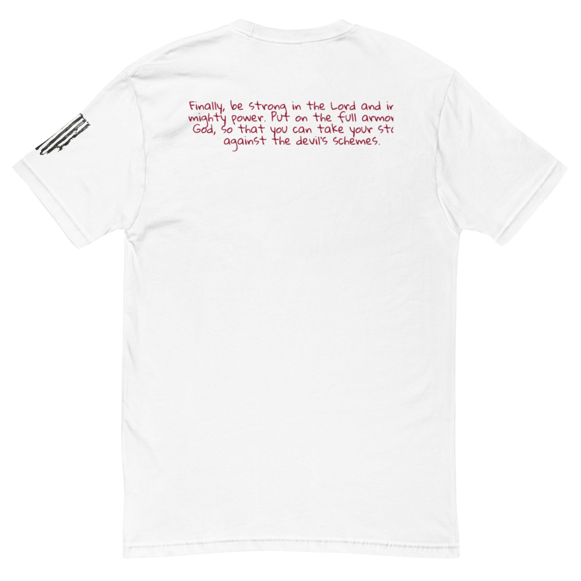 Ultra Premium Armor of God Fitted Tee - Image 3