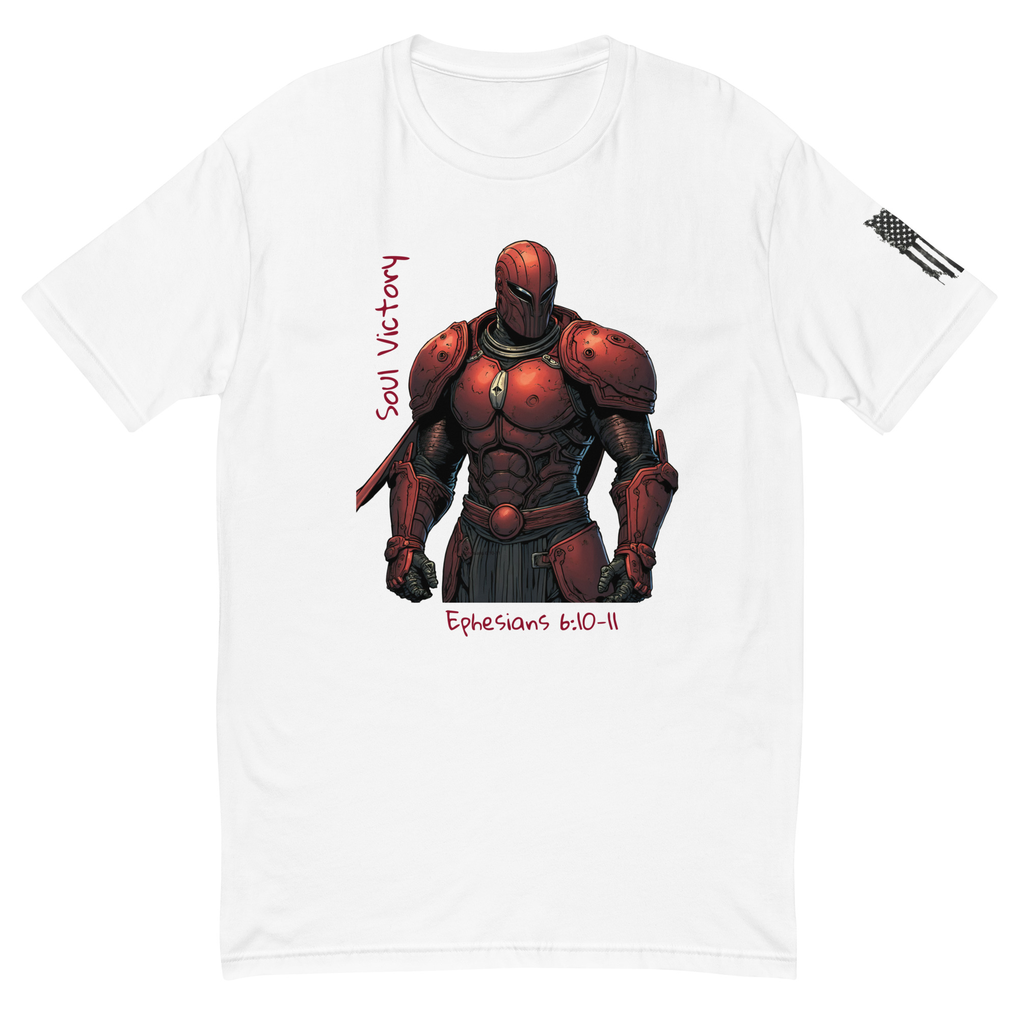 Ultra Premium Armor of God Fitted Tee - Image 2